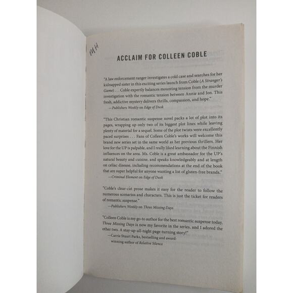 Break of Day (An Annie Pederson Novel) - Paperback By Colleen Coble - GOOD * - Picture 3 of 4